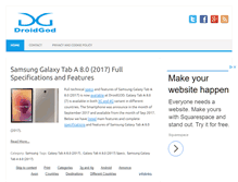 Tablet Screenshot of droidgod.com